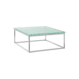 Phillips CollectionBubble Glass Coffee Table, Stainless Steel BaseID74368Aloha Habitat