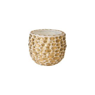 Phillips CollectionBubbles Planter, Brass, White, LGPH97078Aloha Habitat