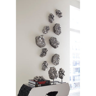 Phillips CollectionCast Crystal on Stand, Liquid Silver, LGPH103570Aloha Habitat