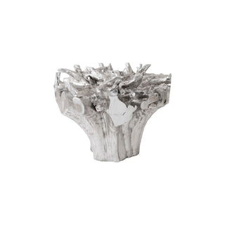 Phillips CollectionCast Root Small Silver Dining Table Base, With GlassPH104330Aloha Habitat