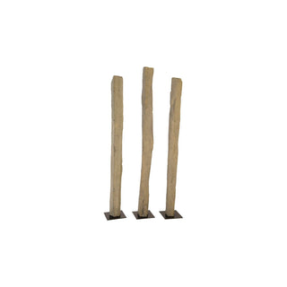 Phillips CollectionCast Splinter Stone Sculptures, Set of 3, XLPH74251Aloha Habitat