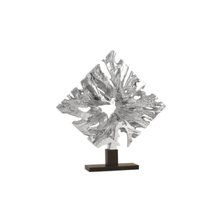 Phillips CollectionCast Teak Root Sculpture on Base, SilverPH94518Aloha Habitat