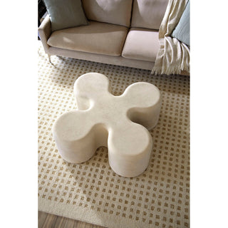 Phillips CollectionClover Coffee Table, Roman StonePH112765Aloha Habitat