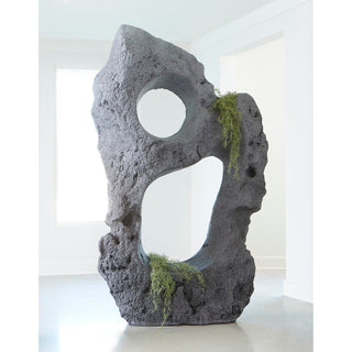 Phillips CollectionColossal Cast Stone Sculpture, Two Holes, Charcoal StonePH104349Aloha Habitat