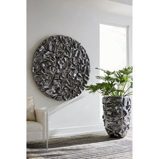 Phillips CollectionDrape Wall Art, Round, Liquid SilverPH107123Aloha Habitat