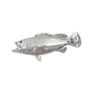 Phillips CollectionEstuary Cod Fish Wall Sculpture, Resin, Silver LeafPH64541Aloha Habitat