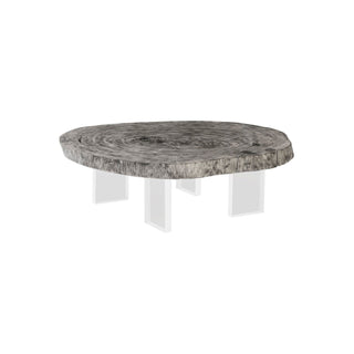 Phillips CollectionFloating Coffee Table on Acrylic Legs, Gray Stone, Size VariesTH97528Aloha Habitat