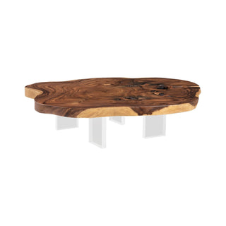 Phillips CollectionFloating Coffee Table with Acrylic Legs, Natural, Size VariesTH103469Aloha Habitat