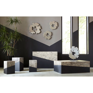 Phillips CollectionGeometry Coffee Table, Gray StoneTH97558Aloha Habitat