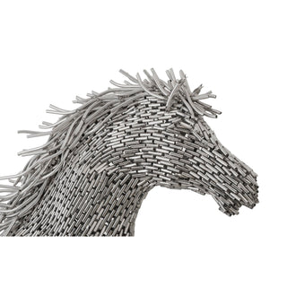 Phillips CollectionHorse Pipe Sculpture, Galloping, Stainless SteelID96060Aloha Habitat