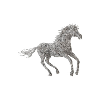 Phillips CollectionHorse Pipe Sculpture, Galloping, Stainless SteelID96060Aloha Habitat