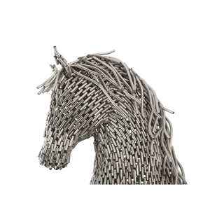 Phillips CollectionHorse Pipe Sculpture, Rearing, Stainless SteelID96059Aloha Habitat