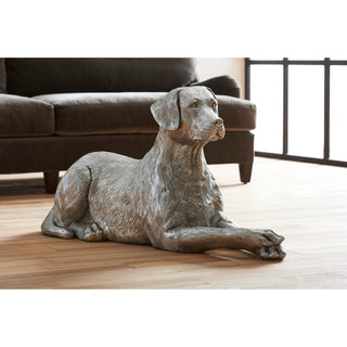 Phillips CollectionLabrador, Laying, Silver LeafPH81459Aloha Habitat