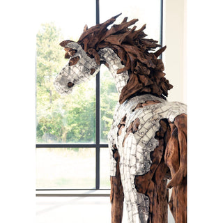 Phillips CollectionMustang Horse Armored Sculpture, StandingID113408Aloha Habitat