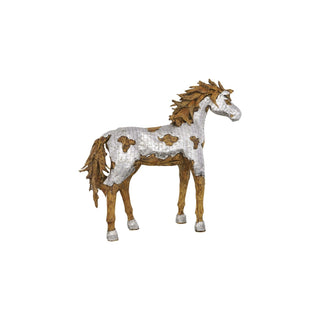 Phillips CollectionMustang Horse Armored Sculpture, WalkingID113407Aloha Habitat