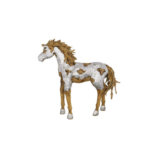 Phillips CollectionMustang Horse Armored Sculpture, WalkingID113407Aloha Habitat