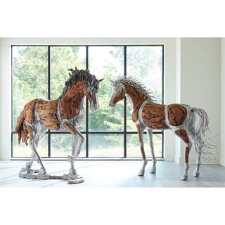 Phillips CollectionMustang Horse Woodland Sculpture On Base, WalkingID113405Aloha Habitat