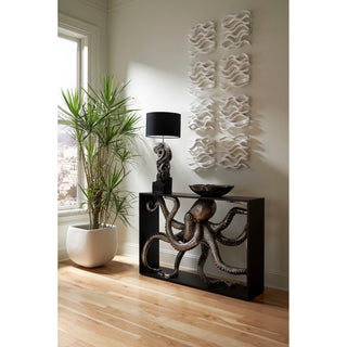 Phillips CollectionOcto Framed Console Table, Wood Frame, Silver LeafPH112033Aloha Habitat