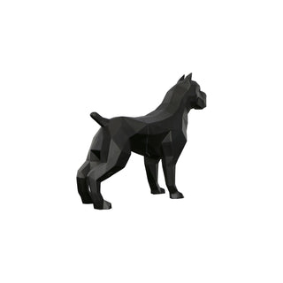 Phillips CollectionPitbull Facet Sculpture, Matte BlackPH112992Aloha Habitat