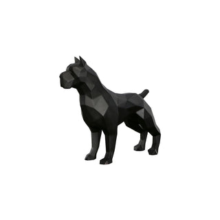 Phillips CollectionPitbull Facet Sculpture, Matte BlackPH112992Aloha Habitat