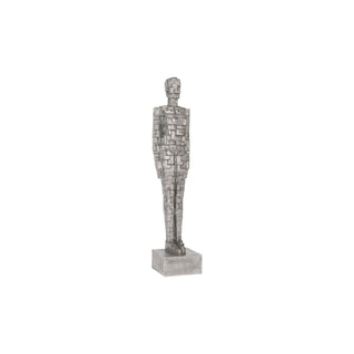 Phillips CollectionPuzzle Woman Sculpture, Black/Silver, AluminumID96055Aloha Habitat