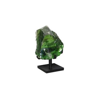 Phillips CollectionRefractory Glass Sculpture, Green, On BaseID68665Aloha Habitat
