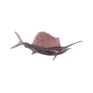 Phillips CollectionSail Fish Wall Sculpture, Resin, Copper Patina FinishPH100659Aloha Habitat