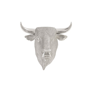 Phillips CollectionSpanish Fighting Bull Wall Art, Resin, Silver LeafPH82320Aloha Habitat