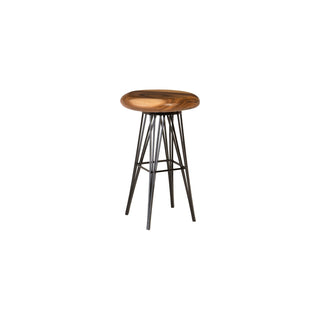 Phillips CollectionString Bar Stool on Black Metal Legs, Swivel Seat, NaturalTH93210Aloha Habitat