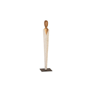 Phillips CollectionVested Female Sculpture, Small, Chamcha, Natural, White, GoldTH95605Aloha Habitat