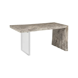 Phillips CollectionWaterfall Desk, Gray Stone, Acrylic LegTH105206Aloha Habitat