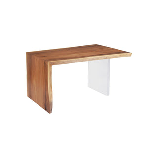 Phillips CollectionWaterfall Desk, Natural, Acrylic LegTH102743Aloha Habitat