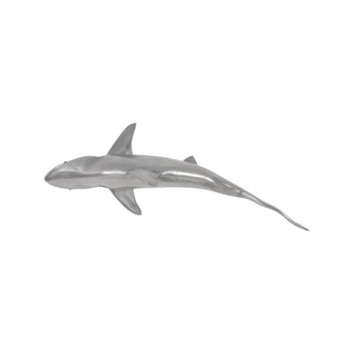 Phillips CollectionWhaler Shark Fish Wall Sculpture, Resin, Polished Aluminum FinishPH64546Aloha Habitat