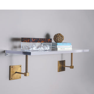 Port 68Billy Lucite Shelf / Age Brass 36"WAFGS - 418 - 04Origins of Home