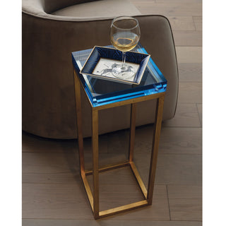 Port 68Drake Lucite Blue Table / GoldAFDS - 142 - 01Origins of Home