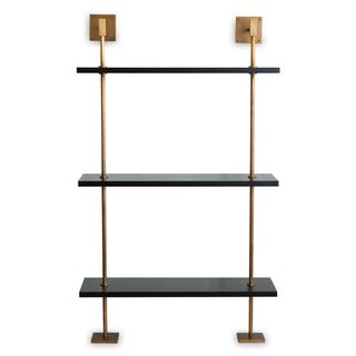 Port 68Marais 3 - tier Black/brass Shelf 36"WAFGS - 313 - 05Origins of Home