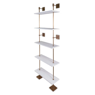 Port 68Marais 3 - tier White/aged Brass Shelf 36"WAFGS - 313 - 19Origins of Home