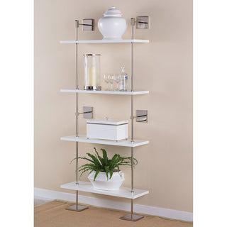 Port 68Marais 3 - tier White/nickel Shelf 36"WAFGS - 313 - 10Origins of Home