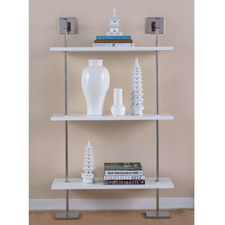 Port 68Marais 3 - tier White/nickel Shelf 36"WAFGS - 313 - 10Origins of Home