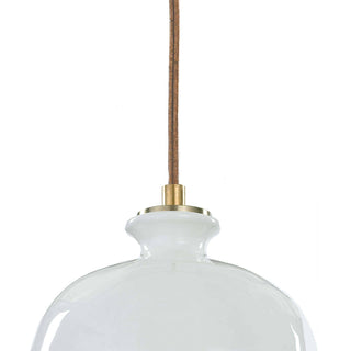 Regina AndrewBianca Ceramic Pendant (Gloss White and Gold)16 - 1103Origins of Home