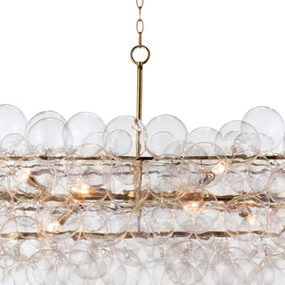 Regina AndrewBubbles Chandelier Linear (Clear) Natural Brass16 - 1381NBOrigins of Home