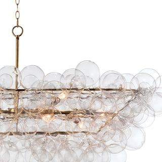 Regina AndrewBubbles Chandelier Linear (Clear) Natural Brass16 - 1381NBOrigins of Home