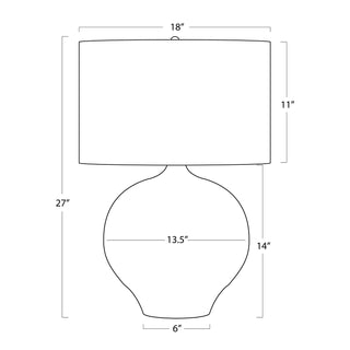 Regina AndrewCoastal Living Arlo Ceramic Table Lamp13 - 1625Origins of Home