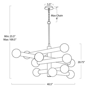 Regina AndrewDion Chandelier (Natural Brass)16 - 1444NBOrigins of Home