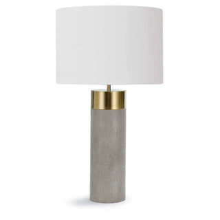 Regina AndrewHarlow Ivory Grey Shagreen Cylinder Table Lamp13 - 1178Origins of Home