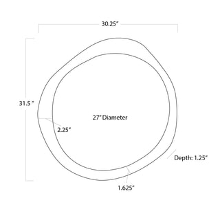 Regina AndrewIbiza Mirror (Antique Silver)21 - 1115SILOrigins of Home