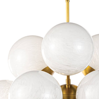 Regina AndrewLa Dame Chandelier (Swirl Glass Natural Brass)16 - 1278SRLNBOrigins of Home