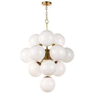 Regina AndrewLa Dame Chandelier (Swirl Glass Natural Brass)16 - 1278SRLNBOrigins of Home