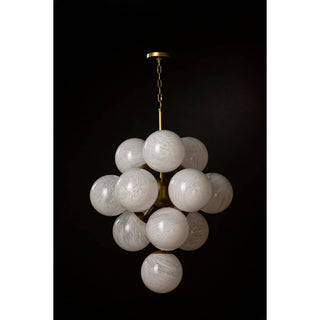 Regina AndrewLa Dame Chandelier (Swirl Glass Natural Brass)16 - 1278SRLNBOrigins of Home