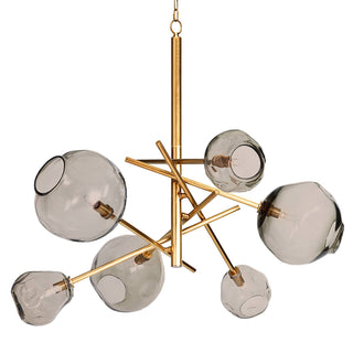 Regina AndrewMolten Chandelier With Smoke Glass (Natural Brass)16 - 1089NBOrigins of Home